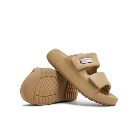 天美意2025夏新款商场同款舒适百搭膨膨云朵女一字拖CHB02BT5