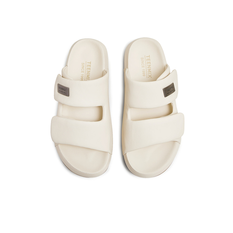 天美意2025夏新款商场同款舒适百搭膨膨云朵女一字拖CHB02BT5