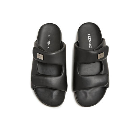 天美意2025夏新款时尚休闲舒适简约百搭外穿女一字拖鞋KT065BH5