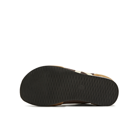 天美意2025夏新款休闲百搭复古平底潮流德训鞋女阿甘鞋KG096BM5