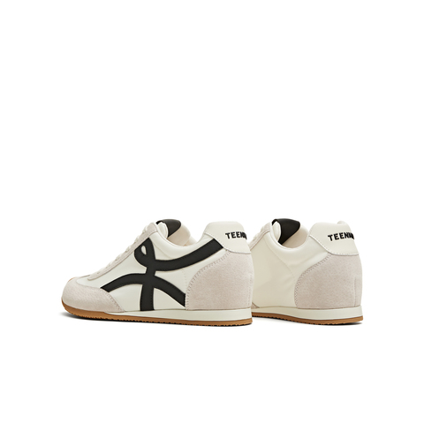 天美意2025秋新款休闲百搭复古平底潮流德训鞋女阿甘鞋KG096CM5