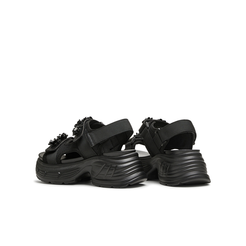 天美意2025夏新款商场同款厚底增高休闲百搭女老爹凉鞋BL011BL5