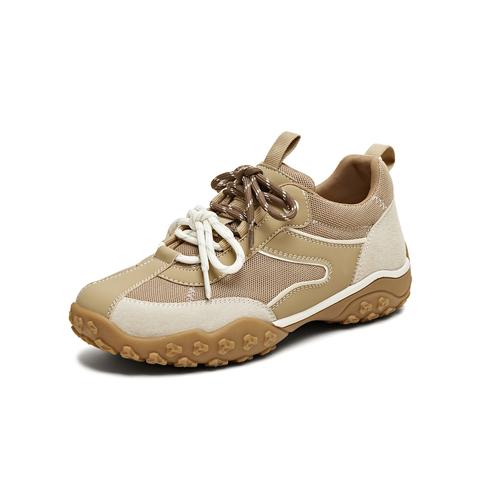 天美意2025夏新款厚底休闲运动户外百搭复古女德训鞋KG097BM5