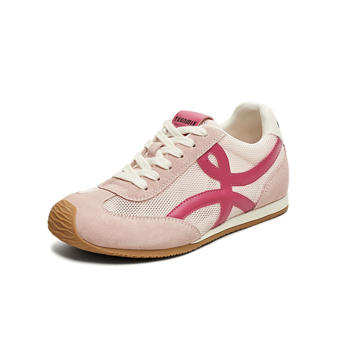 天美意2025夏新款休闲百搭复古平底潮流德训鞋女阿甘鞋KG096BM5