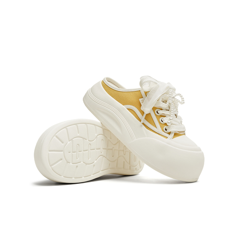 天美意2025夏新款半拖鞋后空拖鞋运动休闲百搭女板鞋KB075BH5