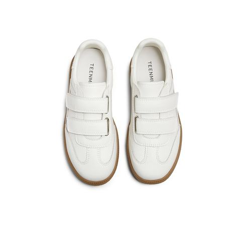 天美意2025秋新款休闲百搭运动鞋拼色魔术贴女德训鞋KG117CM5