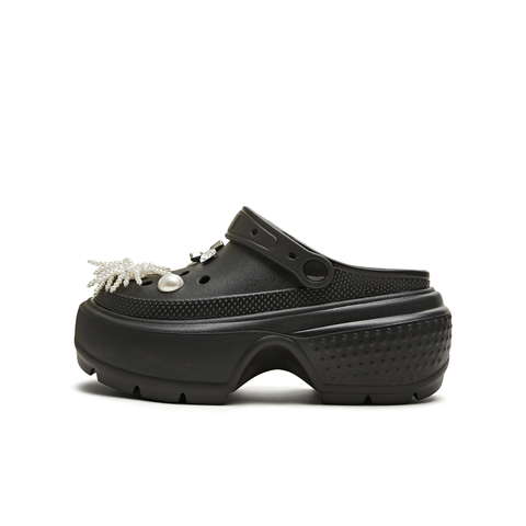 天美意2025夏新款厚底百搭凉鞋增高小个子出游女洞洞鞋KT081BM5