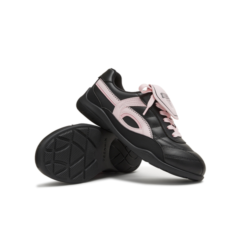 天美意2025秋新款商场同款系带平底舒适德训鞋女阿甘鞋CDE20CM5