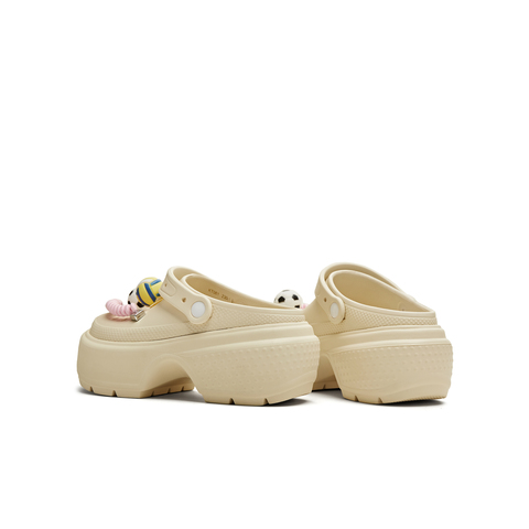 天美意2025夏新款厚底百搭凉鞋增高小个子出游女洞洞鞋KT081BM5