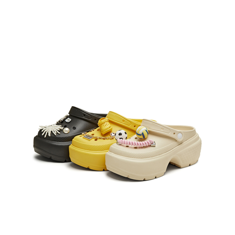 天美意2025夏新款厚底百搭凉鞋增高小个子出游女洞洞鞋KT081BM5