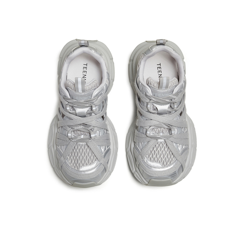 天美意2025夏新款商场同款休闲系带厚底镂空女老爹凉鞋BL411BM5