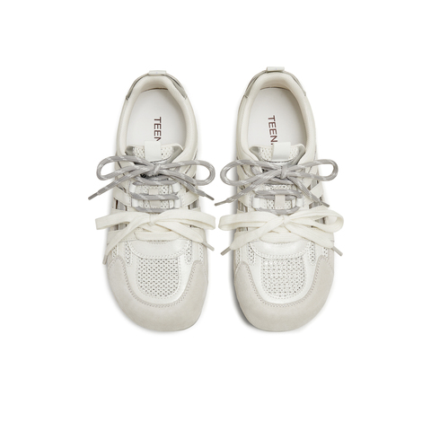 天美意2025秋新款休闲运动百搭外穿芭蕾风户外女阿甘鞋KG101CM5