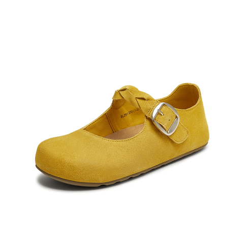 天美意2025秋新款商场同款休闲平底复古百搭女勃肯鞋BL291CQ5