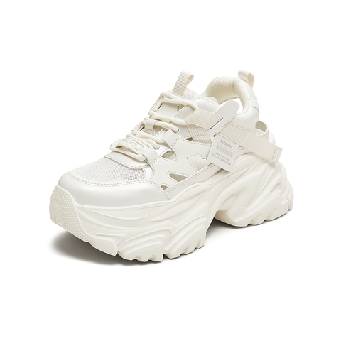 天美意2025夏新款时尚休闲百搭厚底小个子增高女老爹凉CJ821BM5