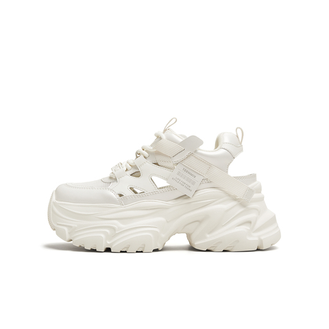 天美意2025夏新款时尚休闲百搭厚底小个子增高女老爹凉CJ821BM5