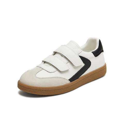 天美意2025秋新款休闲百搭运动鞋拼色魔术贴女德训鞋KG117CM5