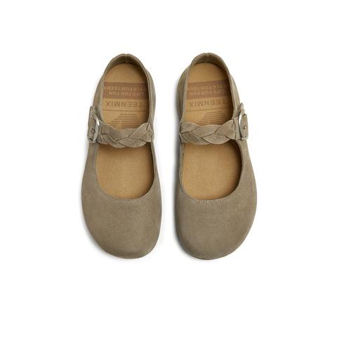 天美意2025秋新款商场同款休闲平底复古百搭女勃肯鞋BL291CQ5