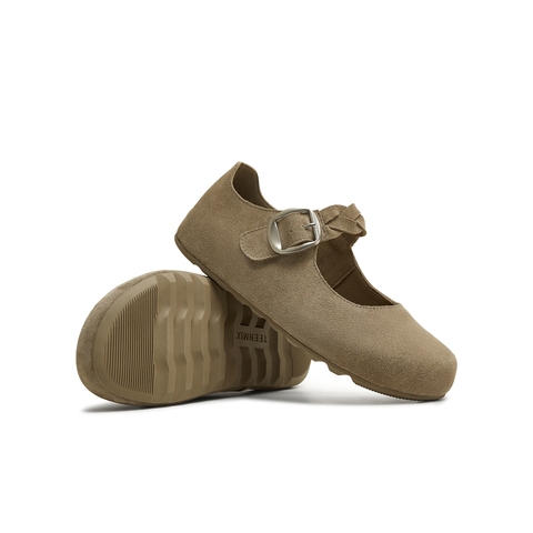 天美意2025秋新款商场同款休闲平底复古百搭女勃肯鞋BL291CQ5