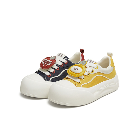 天美意2025秋新款商场同款休闲系带厚底潮流大头女板鞋BL161CM5