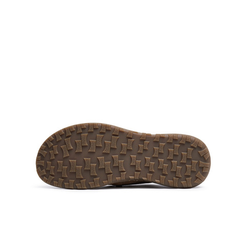 天美意2025秋新款商场同款休闲系带厚底纯色男勃肯鞋3VY01CM5