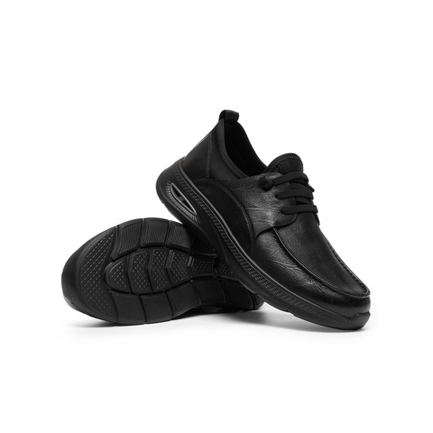 天美意2025秋新款商场同款休闲系带厚底百搭男休闲皮鞋3VS01CM5