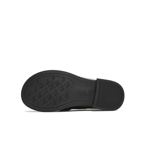 天美意2025秋新款商场同款时尚复古日常女皮鞋乐福鞋COY46CA5