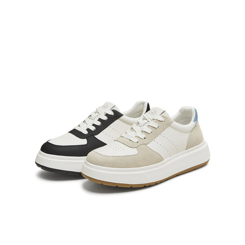 天美意2025秋新款商场同款休闲百搭厚底男女同款女板鞋KB096CM5