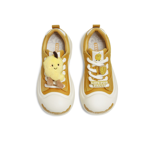 天美意2025秋新款商场同款系带厚底水果鞋花女大头鞋CIK23CM5