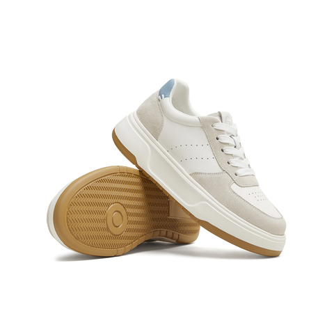 天美意2025秋新款商场同款休闲百搭厚底男女同款女板鞋KB096CM5