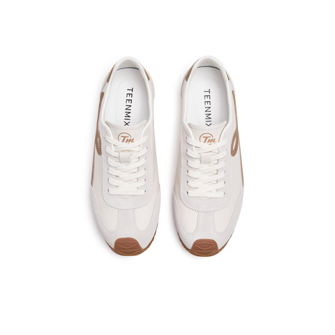 天美意2025秋新款商场同款运动休闲阿甘鞋百搭男德训鞋3VW01CM5