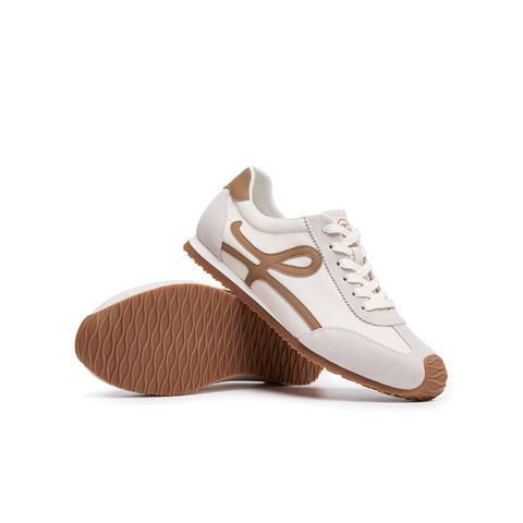 天美意2025秋新款商场同款运动休闲阿甘鞋百搭男德训鞋3VW01CM5