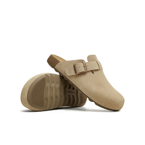 天美意2025秋新款百搭平底一脚蹬舒适男女同款勃肯鞋KK061CH5