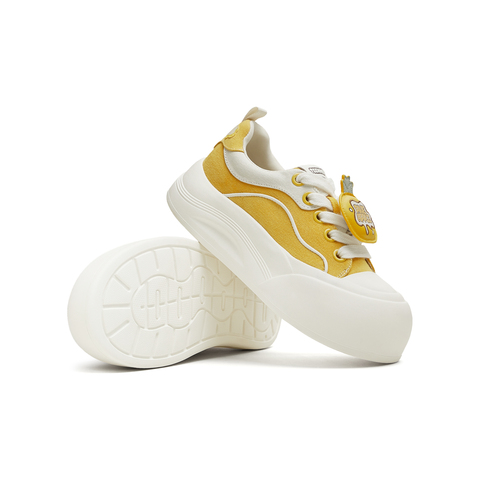 天美意2025秋新款商场同款休闲系带厚底潮流大头女板鞋BL161CM5