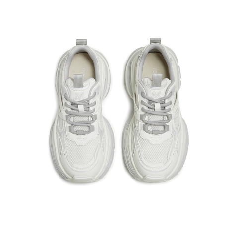 天美意2025秋新款厚底增高拼色潮酷百搭老爹鞋女休闲鞋BK782CM5