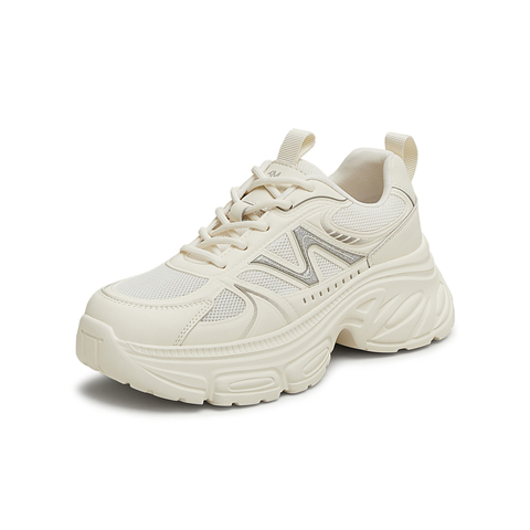 天美意2025夏新款休闲系带厚底百搭运动户外女老爹鞋KD086BM5