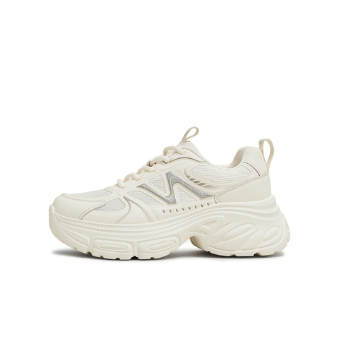 天美意2025夏新款休闲系带厚底百搭运动户外女老爹鞋KD086BM5