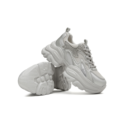 天美意2025秋新款商场同款厚底运动鞋百搭增高女老爹鞋BL022CM5