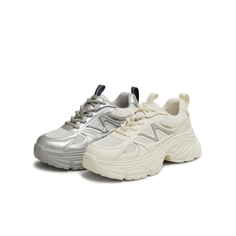 天美意2025夏新款休闲系带厚底百搭运动户外女老爹鞋KD086BM5