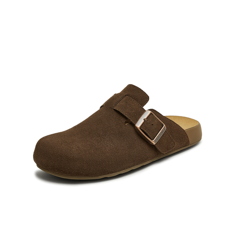 天美意2025秋新款百搭平底一脚蹬舒适男女同款勃肯鞋KK061CH5