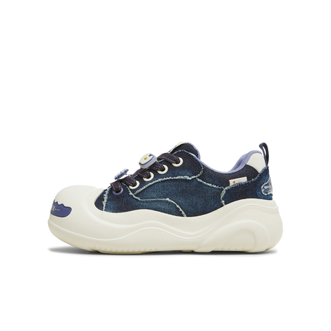 天美意2025秋新款商场同款系带厚底水果鞋花女大头鞋CIK23CM5