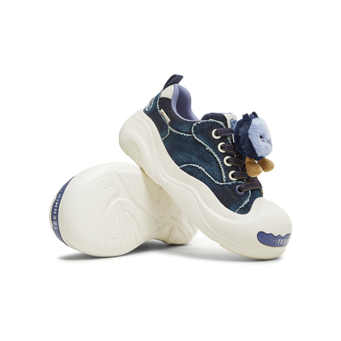 天美意2025秋新款商场同款系带厚底水果鞋花女大头鞋CIK23CM5