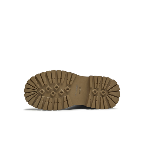 天美意2025冬新款西部靴蝴蝶结堆堆靴厚底复古女骑士靴KXZ10DS5