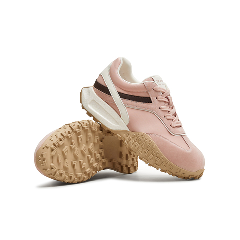 天美意2025秋新款复古百搭运动阿甘德训鞋女休闲鞋KG112CM5