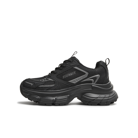 天美意2025秋新款商场同款厚底休闲系带潮流女老爹鞋BK962CM5