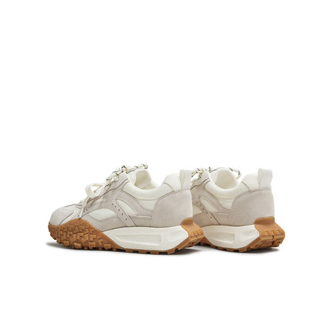 天美意2025秋新款休闲系带双鞋带厚底百搭拼色女阿甘鞋KG125CM5