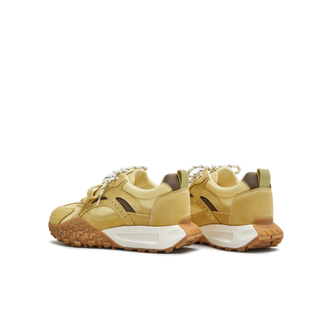 天美意2025秋新款休闲系带双鞋带厚底百搭拼色女阿甘鞋KG125CM5