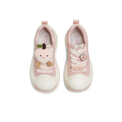 天美意2025秋新款商场同款系带厚底水果鞋花女大头鞋CIK23CM5