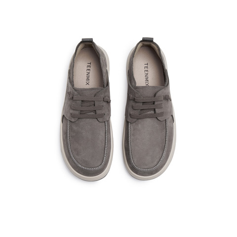 天美意2025秋新款商场同款纯色百搭休闲平底男勃肯鞋FEC01CM5