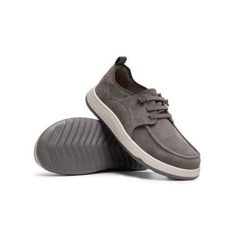 天美意2025秋新款商场同款纯色百搭休闲平底男勃肯鞋FEC01CM5