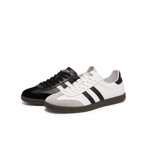 天美意2025秋新款运动休闲百搭复古拼色潮流男德训鞋DXX36CM5